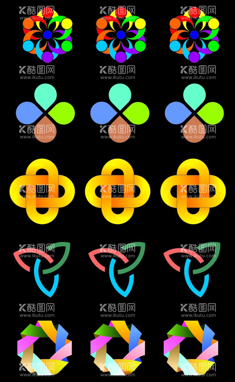 编号：41266212220856061362【酷图网】源文件下载-环绕穿插图形