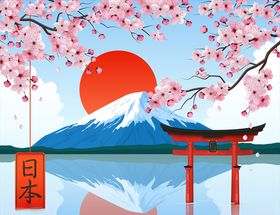 富士山背景