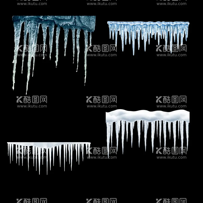 编号：21167910290649569754【酷图网】源文件下载-冰柱
