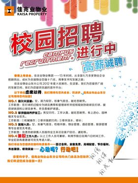 校园招聘海报