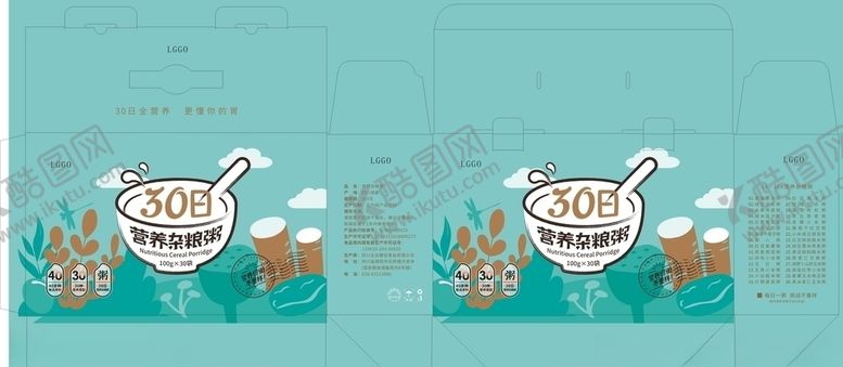 编号：25214707061425573069【酷图网】源文件下载-五谷磨坊杂粮粥