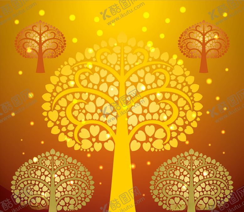 编号：74608409120154211485【酷图网】源文件下载-可爱复古树