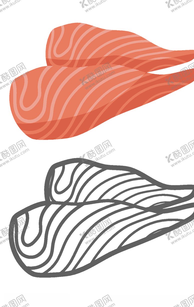 编号：42299509250833092457【酷图网】源文件下载-手绘肉制品