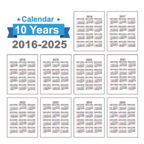 2021年日历牛新快乐表期表