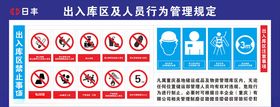 出入库区人员行为管理规定