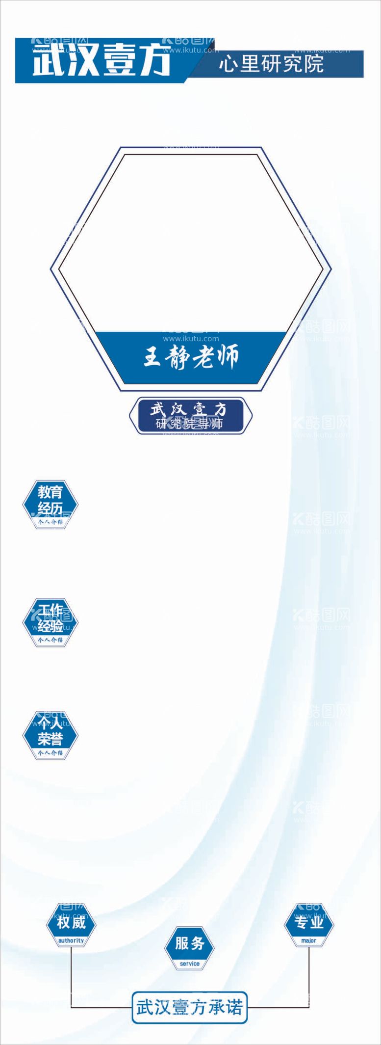 编号：30667411260545206261【酷图网】源文件下载-易拉宝X展架人物介绍海报模版