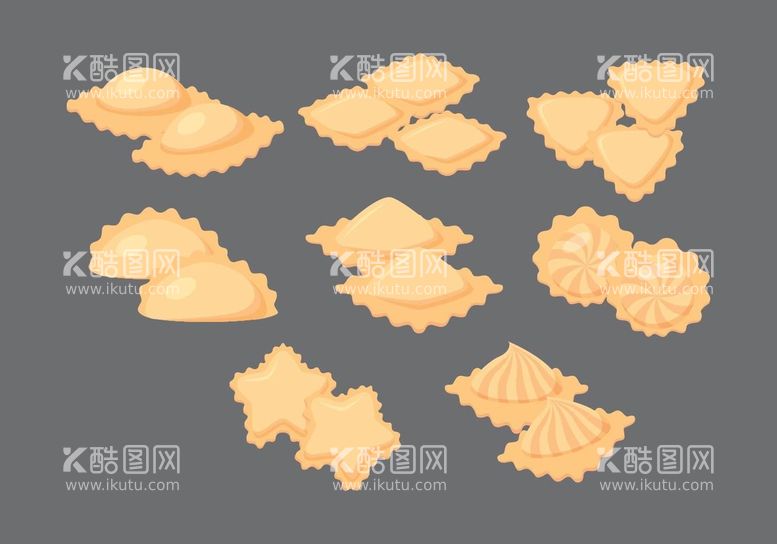 编号：25184709171639020285【酷图网】源文件下载-卡通饺子