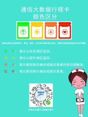 大数据行程卡颜色区分