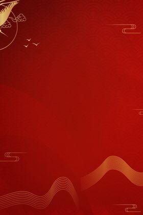 红色背景发布会舞台模板高档舞台