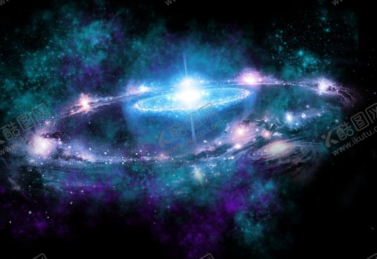 编号：95289306250701102584【酷图网】源文件下载-星空宇宙光点科技环绕海报素材