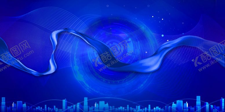 编号：99285409191508493415【酷图网】源文件下载-蓝色舞台背景