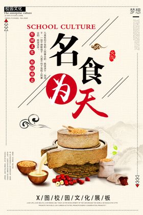 珍惜粮食海报