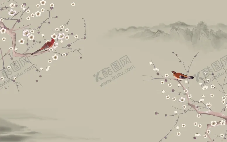 编号：44208109120929163189【酷图网】源文件下载-中国风古风工笔设计