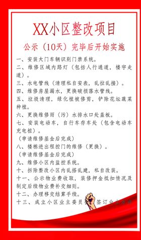 物业小区整改图