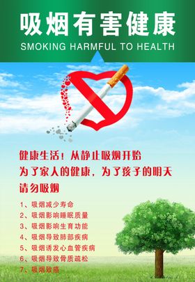 吸烟有害健康
