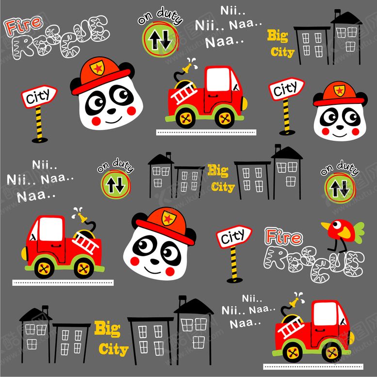编号：26835709281456408150【酷图网】源文件下载-熊猫工程图案