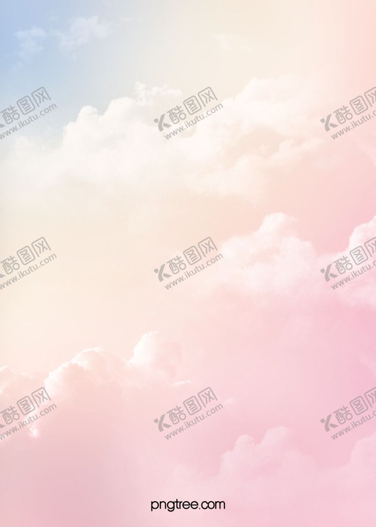 编号：48388309271855579807【酷图网】源文件下载-手绘彩虹渐变透光梦背景