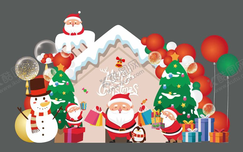 编号：89032612151127241801【酷图网】源文件下载-圣诞节美陈