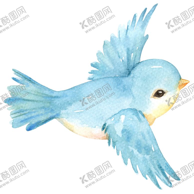 编号：18833306272345355077【酷图网】源文件下载-小鸟飞翔插画卡通合成海报素材