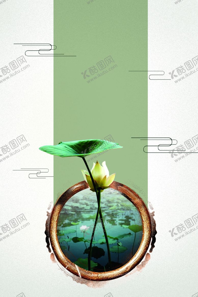 编号：54971006281025432681【酷图网】源文件下载-荷塘月色海报