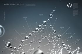 水滴海报素材