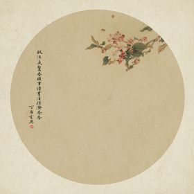 中国风工笔画背景