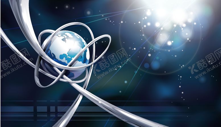 编号：12662010101343524474【酷图网】源文件下载-现代网络科技背景
