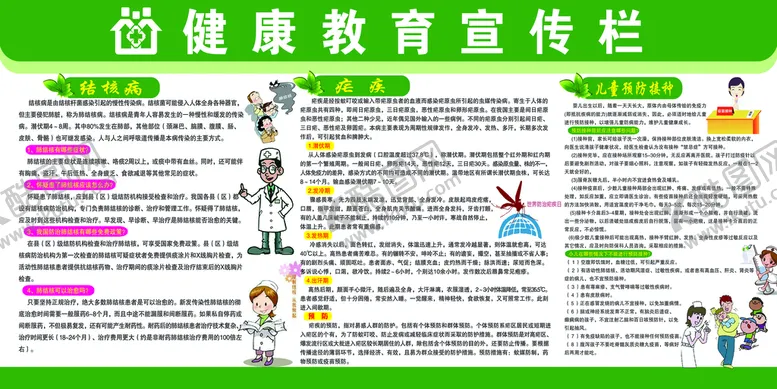 编号：89055210291541305754【酷图网】源文件下载-健康教育宣传栏