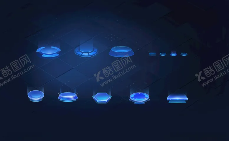 编号：94034702192327361284【酷图网】源文件下载-可视化底座