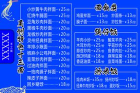 蓝色餐厅图标