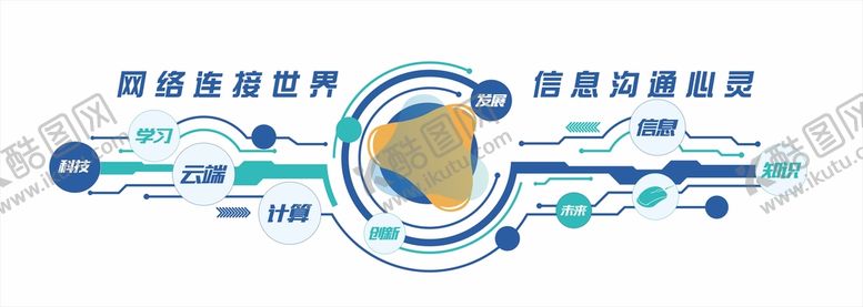 编号：18200112241909378535【酷图网】源文件下载-科技计算机文化墙