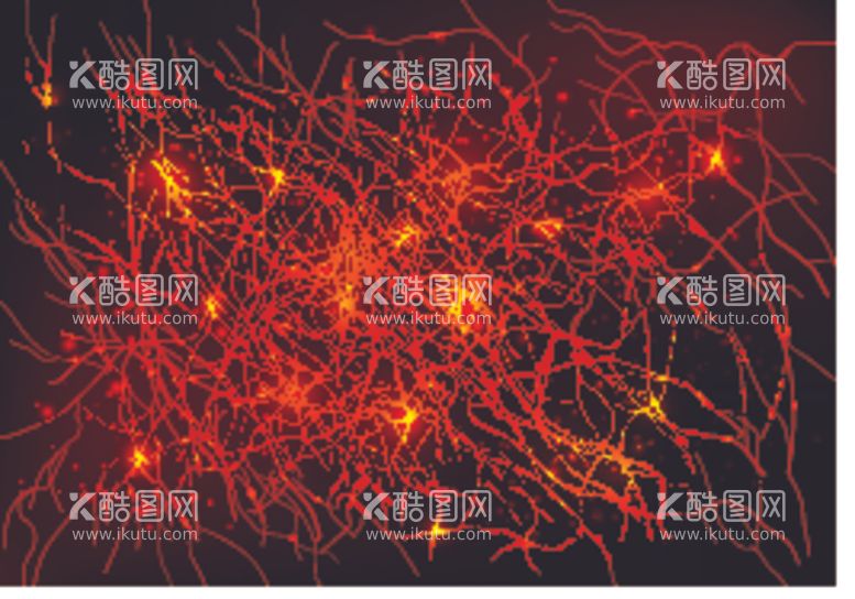 编号：53881612121744256270【酷图网】源文件下载-科技网络神经网络图片