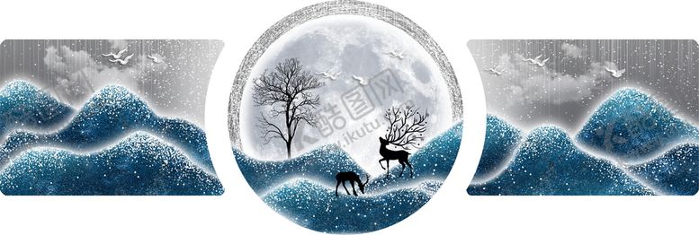 编号：28194710081502560594【酷图网】源文件下载-中式家居装饰画图片