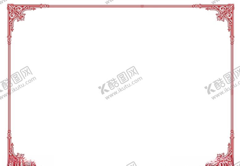 编号：69458510291704073126【酷图网】源文件下载-中式边框欧美边框