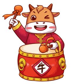 卡通牛