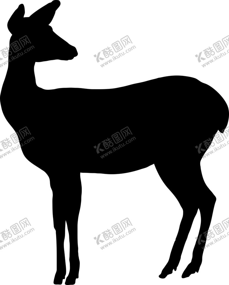 编号：13851909201503165692【酷图网】源文件下载-动物剪影