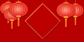 喜庆灯笼PSD