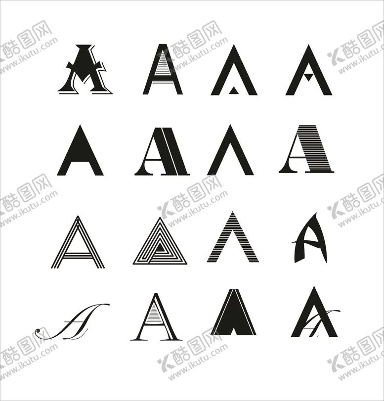 编号：21644802040135479349【酷图网】源文件下载-A字母LOGO设计