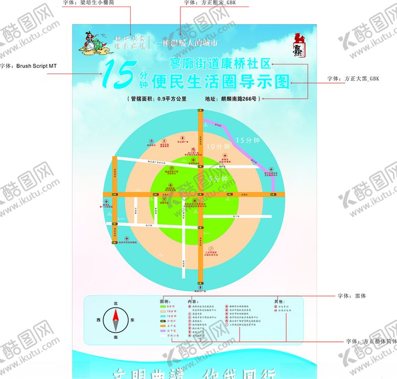 编号：65412409290627544633【酷图网】源文件下载-15分钟生活圈