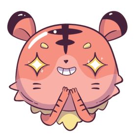 创意老虎插画图案