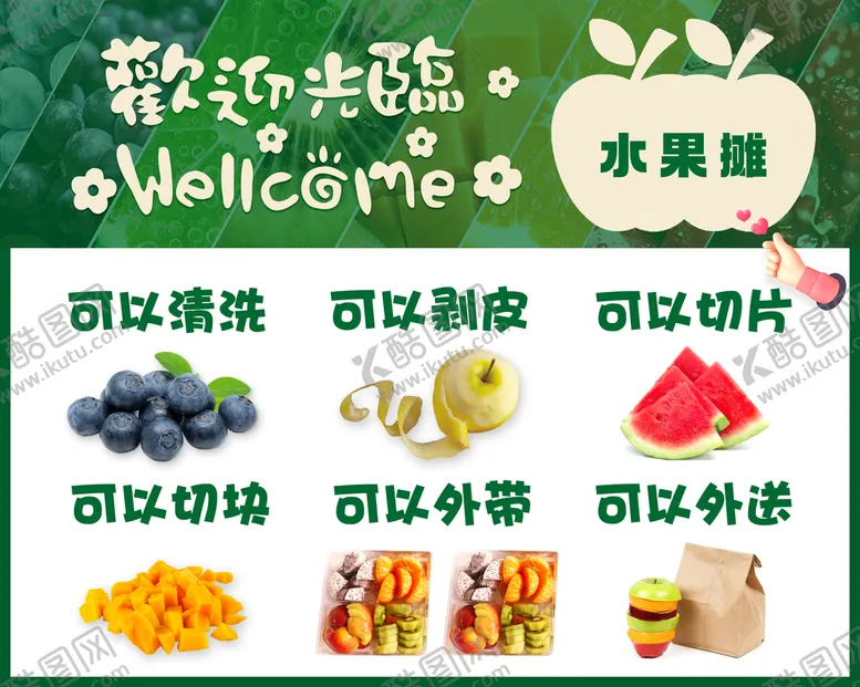 编号：24675810020636279124【酷图网】源文件下载-水果店海报