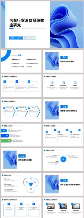 汽车行业消费品牌效应研究PPT