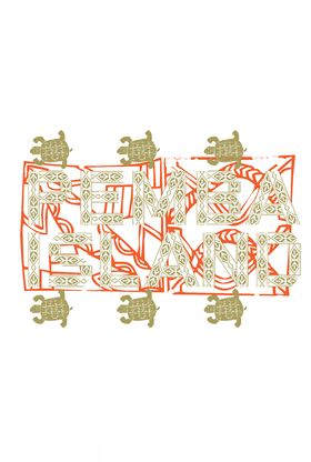 字母印花