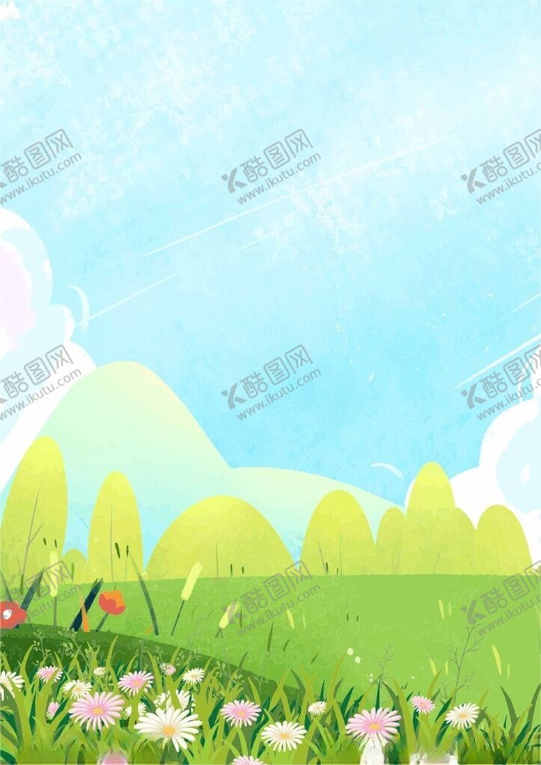 编号：44512902161438389998【酷图网】源文件下载-夏日花朵插画背景