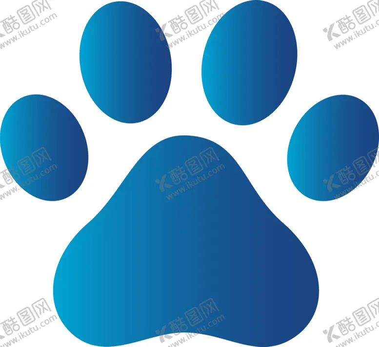编号：16346002031045051889【酷图网】源文件下载-爪印 图标 脚印 矢量图 元素