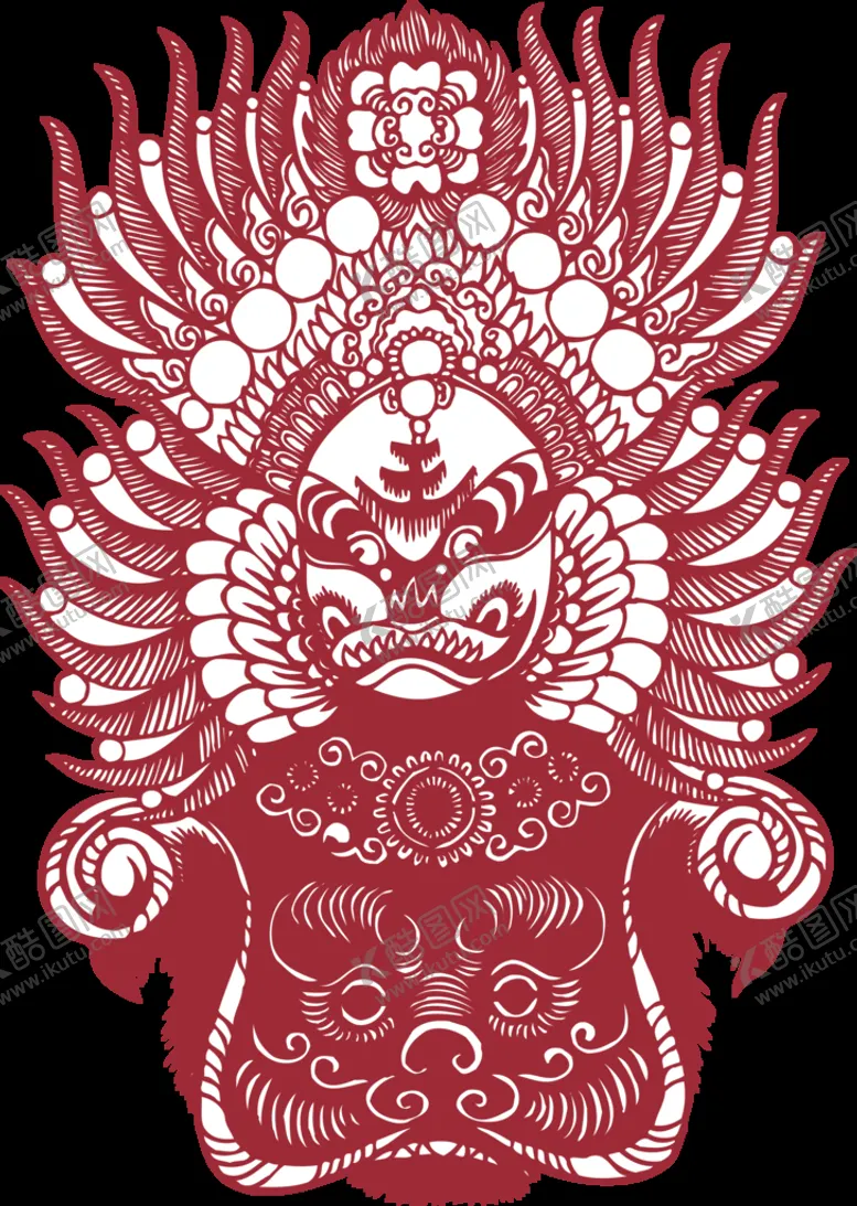 编号：81093610022023209745【酷图网】源文件下载-门神 财神 