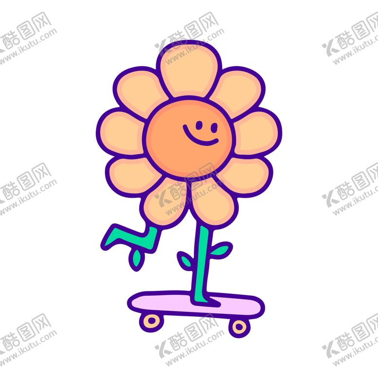 编号：03758109180812459316【酷图网】源文件下载-卡通向日葵