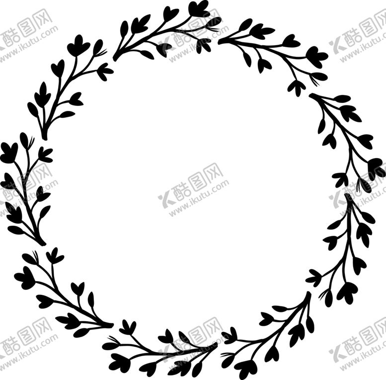 编号：35673705101725017161【酷图网】源文件下载-圆形花环