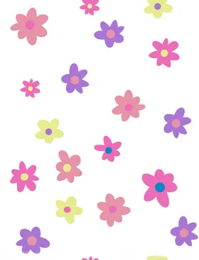 小碎花乱手绘