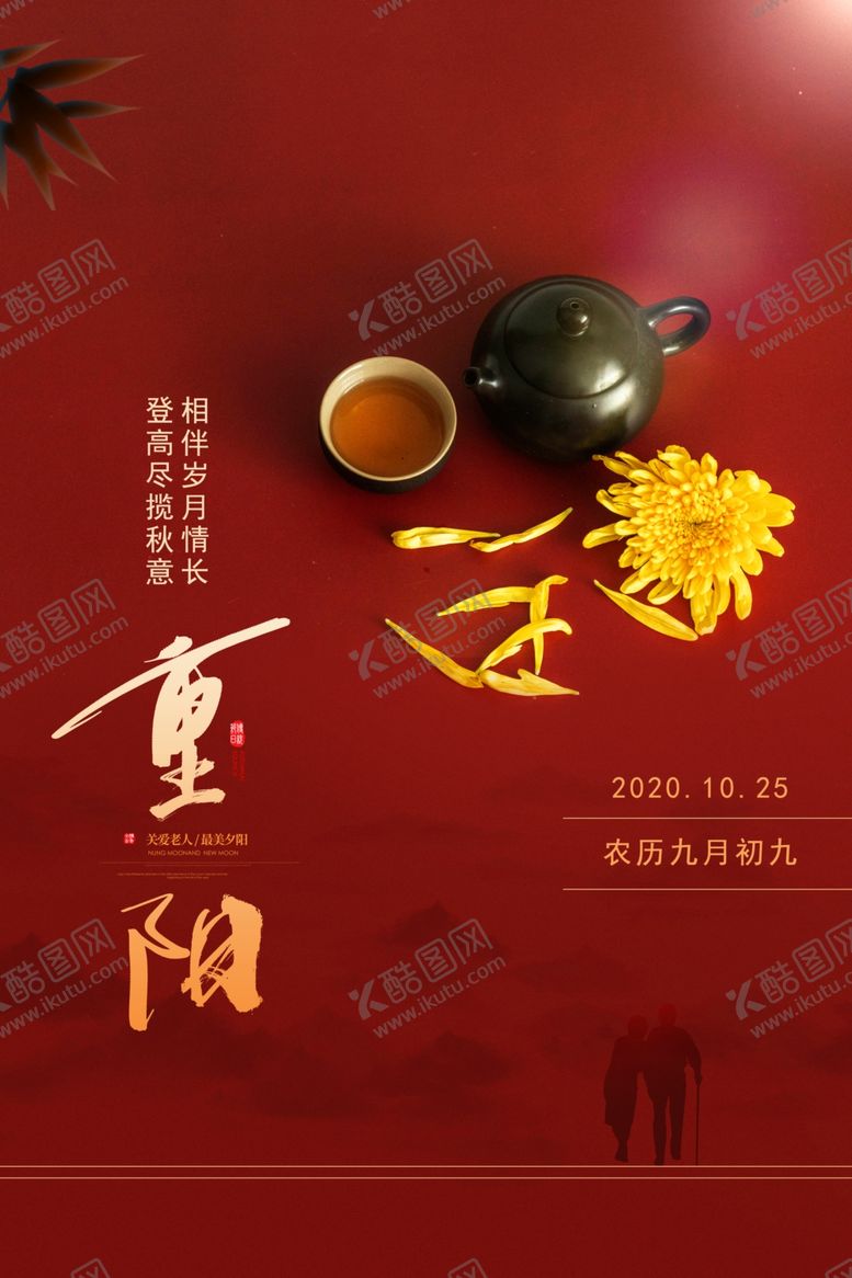 编号：79062004300114361335【酷图网】源文件下载-重阳中国风传统节日PS海报素材